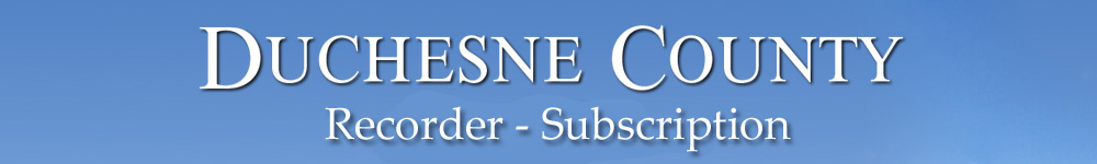 Duchesne County Subscription