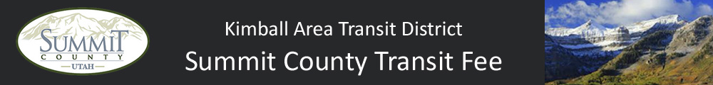 Summit County Transit Fee